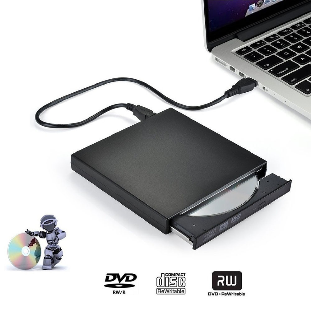 USB DVD ̺ ܺ  ̺ DVD ROM ÷̾ CD-RW  ۰ ڴ Portatil Ʈ ǻ Pc Windows 7/8